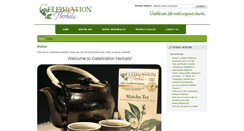 Desktop Screenshot of celebrationherbals.com